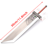 Nouveau design, modèle de sabre en métal en alliage de zinc de 30 cm, style jeu Final Fantasy, pour cadeau
