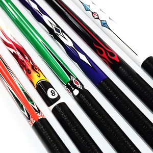 Nueva llegada 1/2 -PC Pool Cue Stick 57 pulgadas Maple Wood Billiard Nine-ball Billiard Taco Color aleatorio <span class=keywords><strong>para</strong></span> la venta - Product Image 3