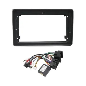 RS4รถยนต์สำหรับ <span class=keywords><strong>Audi</strong></span> <span class=keywords><strong>A4</strong></span> <span class=keywords><strong>B6</strong></span> S4 B7ขนาด2002-2008ขนาด9นิ้ว, อะแดปเตอร์กรอบแผงหน้าปัดวิทยุแอนดรอยด์ - Product Image 1