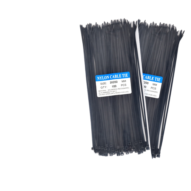 100pcs 6 Inch 150mm Nylon Cable Zip Ties Self-Locking Plastic Wire Management Ties with Custom Logo Multi-Purpose