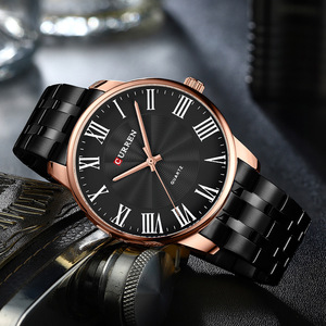 8422 CURREN นาฬิกาควอทซ์สำหรับผู้ชายพร้อมตัวชี้เรืองแสงตัวเลขขนาดใหญ่ปฏิทินสายสแตนเลสจอแสดงผลแบบอะนาล็อก - Product Image 2