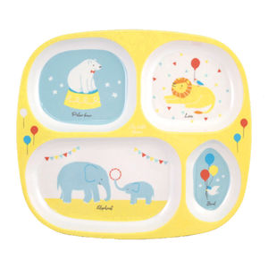 Plato de cena de melamina blanca japonesa hermosa útil de alta calidad - Product Image 1