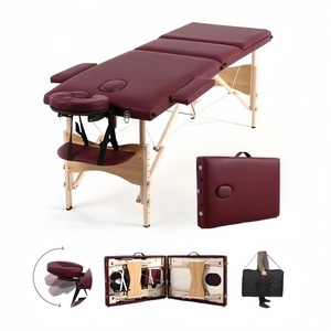 <span class=keywords><strong>Table</strong></span> de <span class=keywords><strong>massage</strong></span> portable en <span class=keywords><strong>bois</strong></span> à 3 sections, de bonne qualité, en vente chaude - Product Image 5