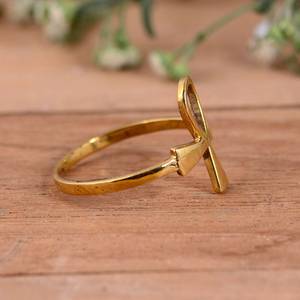 Anillo Midi Boho de Lujo con Cruz Ankh, Chapado en Oro de 14K y Plata de Ley 925, Joyería de Boda Hecha a Mano con Diseño Egipcio Antiguo - Product Image 3