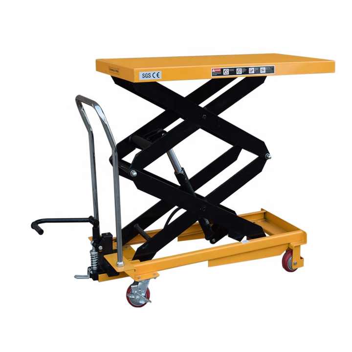 800 KG Manual Scissor Tables Lift for Multiple Use Hydraulic Table Lifter
