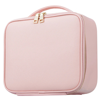 Sac de maquillage personnalisé Royal Fair, en cuir PU, de haute qualité, pour voyager, organiseur de cosmétiques, sac de rangement pour cosmétiques pour femmes et filles