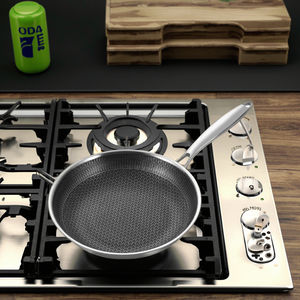 Vendita all'ingrosso di Tianxing per la casa e il <span class=keywords><strong>giardino</strong></span> di bistecche per la cottura delle uova Set padella a nido d'ape in acciaio inossidabile - Product Image 2