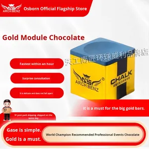 Polvo de Chocolate Fino Profesional Gold Magic Block Blue, No se Desprende Fácilmente, para Snooker Black Eight, a Base de Aceite, en Bolsa, CN None - Product Image 5