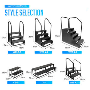 Immer Modern Design Marches universelles <span class=keywords><strong>de</strong></span> spa à 5 niveaux Installation facile Garantie <span class=keywords><strong>de</strong></span> 2 ans Matériau en aluminium <span class=keywords><strong>pour</strong></span> l'extérieur Utilisation extérieure - Product Image 6