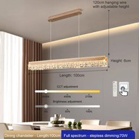 Luminaire suspendu moderne de luxe italien à LED en acrylique, design élégant pour la maison, l'hôtel, la chambre à coucher, le salon, le restaurant, la cuisine