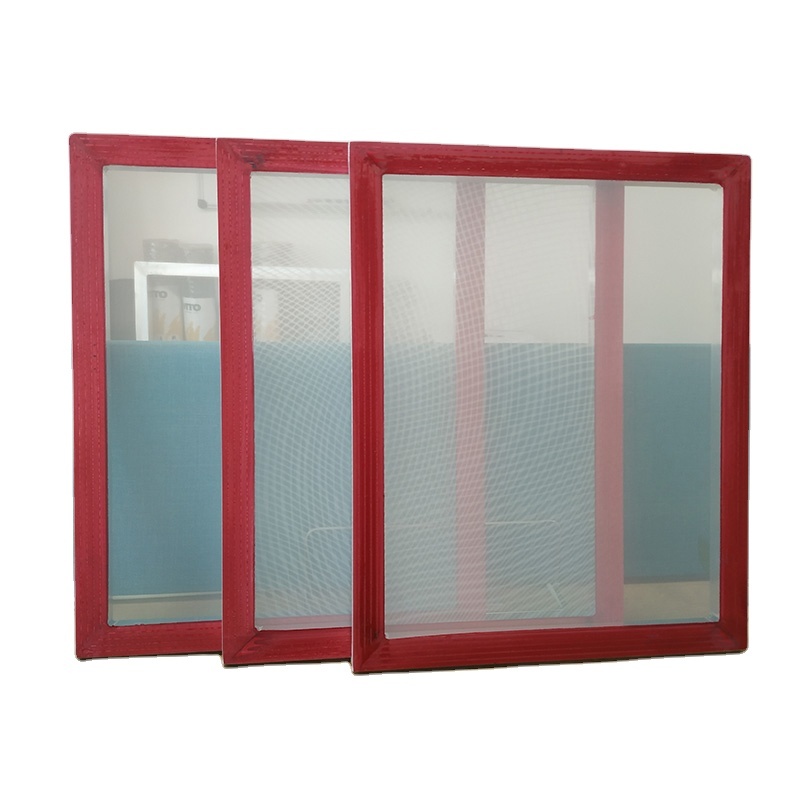 Make Silk Aluminum Screen Printing Frame With Mesh For T-shirt Printing