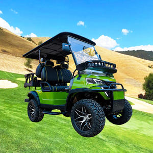 Voiturette de golf électrique pure BETETEK éco-responsable 2 places sans échappement pour parcours de golf et routes non publiques - Product Image 2