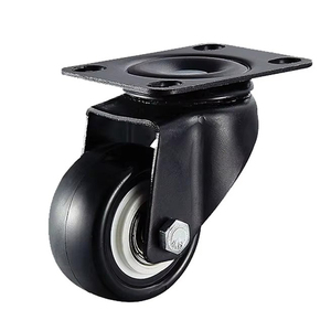 Factory Supply Silent 2 Inch PP Steel Swivel Casters Total Lock Brake Light Duty <b>Replacement</b> <b>Wheels</b> For Storage Rack Furniture - Product Image 1
