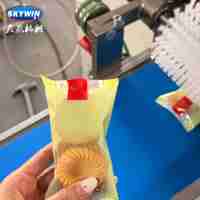 Machine d'emballage de biscuits Skywin avec trois commandes servo