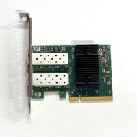 Kartu Adaptor Jaringan Ethernet Mellanox MCX631102AN-ADAT Connect X-6 Lx 25GbE Dual Port SFP28 PCIe 4.0 X8 Asli Baru