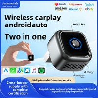 Boîte intelligente sans fil CarPlay & Android Auto 2-en-1, module d'interconnexion pour les voitures OLIVER modèle B12 avec connexion USB Type-C