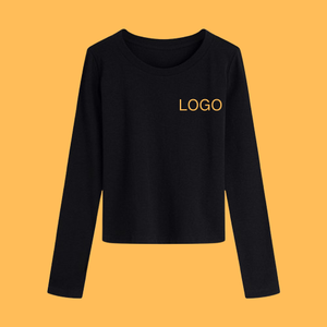 Camiseta Deportiva de Manga Larga para <span class=keywords><strong>Mujer</strong></span>, de Secado Rápido, Sensación de Desnudez, Tejido Deportivo - Product Image 1