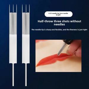 Agujas <span class=keywords><strong>de</strong></span> Tatuaje Especializadas para Maquillaje Semipermanente, Agujas <span class=keywords><strong>de</strong></span> Tres Puntas y Punta Única para <span class=keywords><strong>Sombreado</strong></span> <span class=keywords><strong>de</strong></span> Cejas y Tatuaje <span class=keywords><strong>de</strong></span> Labios - Product Image 1