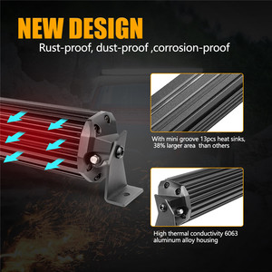 55 بوصة قبالة الطريق سيارة اكسسوارات منحني عمود إضاءة Led الطرق الوعرة الأسلاك تسخير - Product Image 4