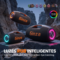 Haut-parleur sans fil RGB haute puissance pour extérieur, étanche IPX4, 130W, portable pour ordinateur, fêtes sur la plage et rassemblements en camping
