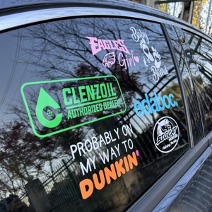 Custom Letters Printing Waterproof Removable <strong>Perforated</strong> <strong>Vinyl</strong> One Way Vision Car Rear <strong>Window</strong> Stickers - Product Image 4