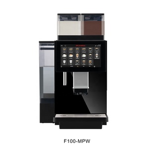 Cafetera Comercial Dr. Coffee F100-M Negra con 1 Contenedor para Granos y 2 para Solúbles - Product Image 1