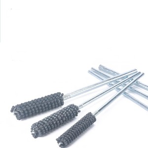 320 #   Brosse à tête sphérique en SiC à manche long de 220 mm pour le débavurage des cylindres de moteur et le polissage des trous transversaux - Product Image 6