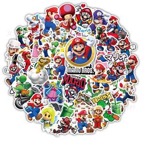 Juego de <span class=keywords><strong>Mario</strong></span> <span class=keywords><strong>Bros</strong></span> SUPER MARl fiesta de cumpleaños vajilla niños cartel de feliz cumpleaños pastel Toppers globos cuchara tenedor platos tazas - Product Image 5
