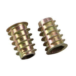 Écrous trapézoïdaux HAN WEI SONG M4 M6 en alliage de zinc, inserts à filetage métrique pour l'encastrement de meubles, douille hexagonale interne - Product Image 3