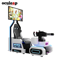 Simulateur de tir VR Crazy Gatling, nouvelle personnalisation de terrain de jeu intérieur, tir au pistolet d'arcade 5D, réalité virtuelle, machine de jeu 9D