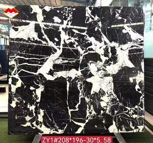 Dalle de marbre noir naturel d'<span class=keywords><strong>Italie</strong></span> Marbre noir Napoléon à prix entiers pour la conception de table à manger - Product Image 2