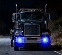 Nouvelles feux de position latéraux LED en forme de pastèque 12V pour camions, feux de gabarit et de stationnement rouges, ambre, verts, bleus pour voitures/remorques/bus