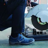 Chaussures de sécurité de travail DELTAPLUS à bout rotatif unisexe, embout en acier, anti-perforation, SRC, antidérapantes, respirantes, toutes saisons