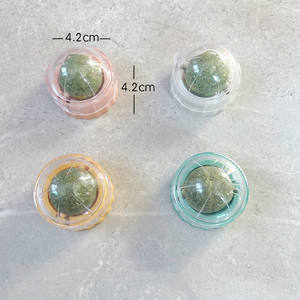 Palla di erba gatta girevole simpatico cartone animato zampa di granchio gatto giocattolo all'ingrosso per la pulizia dei denti gatto palla giocattolo - Product Image 6