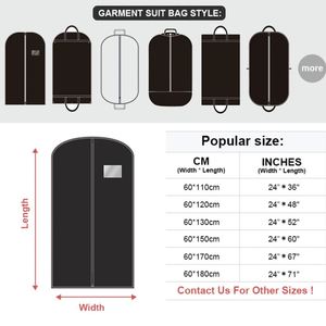 Housse de costume avec logo personnalisé, en tissu non tissé, durable et réutilisable - Product Image 4