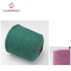 Hilo de Fantasía Sarry Loop 100% Poliéster 21NM/1 Texturizado Bouclé Teñido Ecológico para Tejer Suéteres, Bufandas y Decoración - Product Image 1