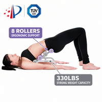 Table d'inversion ergonomique compacte robuste pour la décompression vertébrale, banc thérapeutique réglable pour le soulagement lombaire