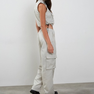 กางเกงคาร์โก้ลำลองสำหรับฤดูใบไม้ผลิ  โลโก้สั่งทำได้ เอวยางยืด ระบายอากาศได้ดี เหมาะสำหรับช่างไม้และนักใช้ร่มชูชีพ - Product Image 2