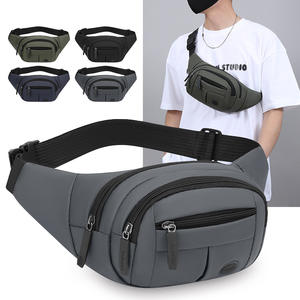 Riñonera de Moda para Hombre, Gran Capacidad, Múltiples Compartimentos, Color Gris, Negro, Verde, Azul, Primavera 2025, Material de Revestimiento - Product Image 1