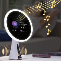 Vercon-Espejo de tocador inteligente, Android AI espejo de belleza, análisis de piel, wifi, YouTube, tutorial de maquillaje, altavoz Bluetooth, iluminación LED