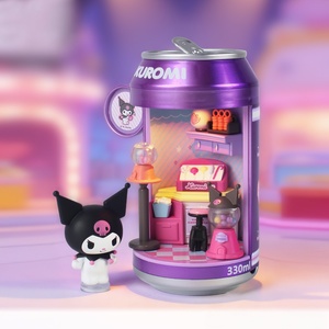<span class=keywords><strong>MINISO</strong></span> <span class=keywords><strong>Sanrio</strong></span> Personajes Serie Tienda de Postres Callejera, Caja Sorpresa de Latas de Refresco, Figura de Escena en Miniatura, Adorno Coleccionable para Escritorio, Regalo - Product Image 5