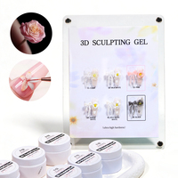 ZRKGEL Professionnel – Kit de 6 Gels Sculptants 3D Non Collants pour Ongles – OEM ODM Marque Privée – Gel de Construction pour Extension d'Ongles