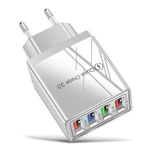 Chargeur mural USB 15W 5V à charge rapide pour téléphone portable avec protection contre les surintensités Prise blanche - Product Image 1