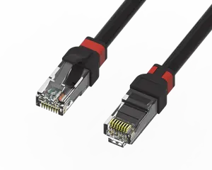 Hochgeschwindigkeits-Kupfer-Ethernet-Kabel 0,2 M 0,5 M 1m 2m 3M cat6A UTP SSTP E-Lite-Clip-Patchkabel