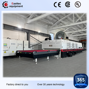 Four de trempage de verre plat à convection EASTTEC Low-E 4-19 mm avec moteur et PLC pour la construction - Product Image 1