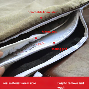 Vente chaude Populaire Mugwort <span class=keywords><strong>Coussin</strong></span> <span class=keywords><strong>Chauffant</strong></span> Longue Durée Chauffage <span class=keywords><strong>Électrique</strong></span> Moxibustion Couverture Physiothérapie Produit Exquis - Product Image 5