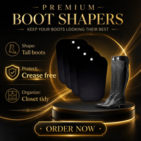 2 paires de formes de maintien pour bottes noires de 10 pouces, épaissies, réglables en taille, en plastique, pour femmes et hommes