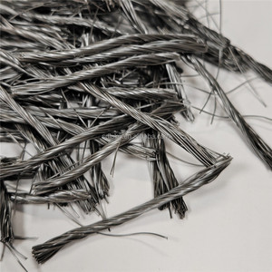 Luke 550mpa Xoắn bó <span class=keywords><strong>Polypropylene</strong></span> Macro sợi cho sân bay đường băng bê tông cốt thép tăng cường bê tông mix - Product Image 2