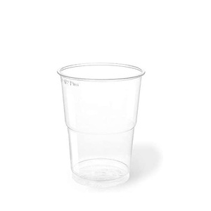 Bicchieri Monouso Biodegradabili Trasparenti da 250ml in PLA, Resistenti ed Ecologici - Product Image 1