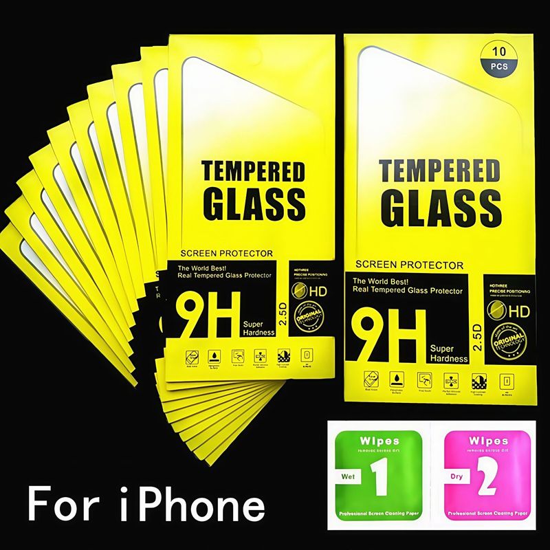 10 Pack Ultra HD Tempered Glass